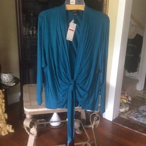 Woman’s wrap around plus size shirt